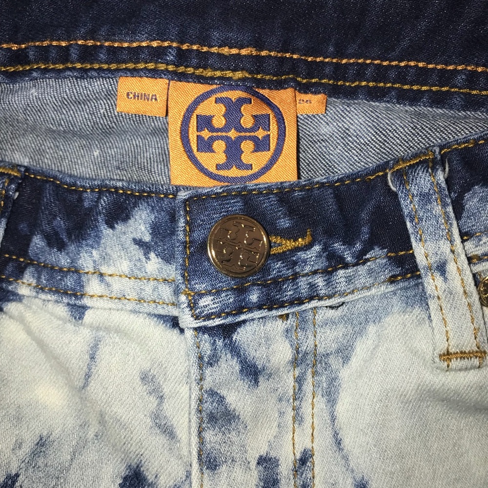 Tory  Burch Acid Wash Jeans Vintage look